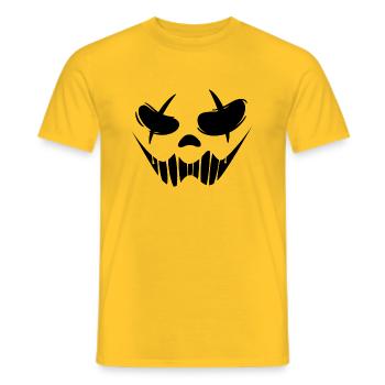 la peur - T-shirt homme - jaune - Devant - AI Model Male 178 dark (178cm)