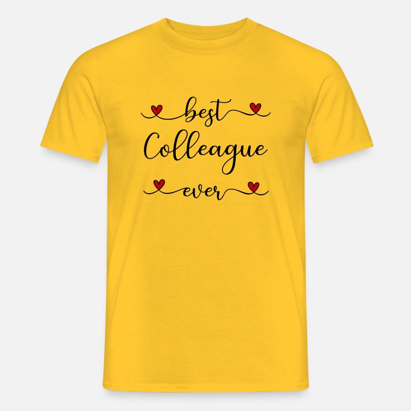 Collega - T-shirt uomo - giallo