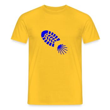 St. James - Men's T-Shirt - yellow - Front - AI Model Male 178 dark (178cm)