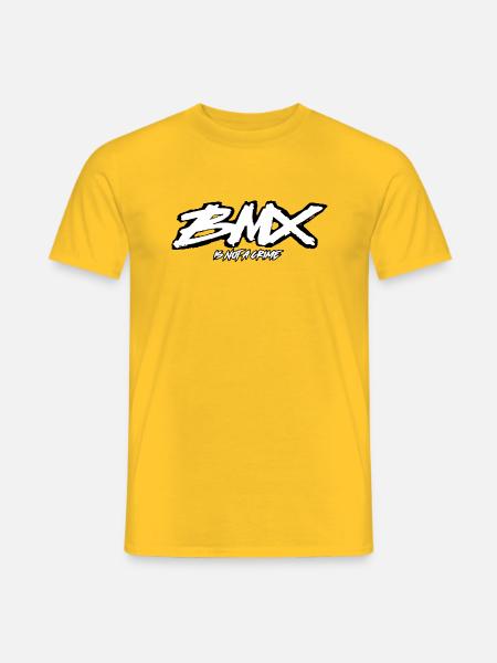 LOGO BMX is geen misdaad π² - Heren T-shirt - geel