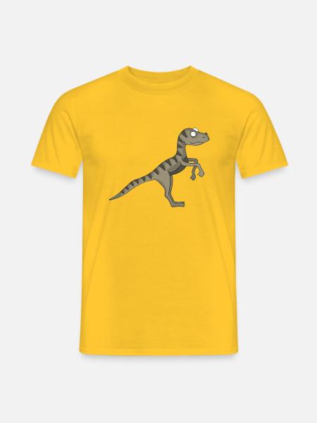 Dino 3 - Männer T-Shirt - Gelb