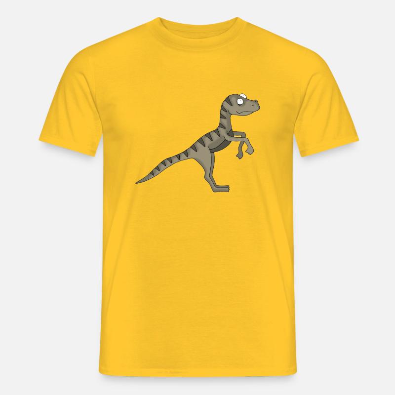 Dino 3 - Männer T-Shirt - Gelb