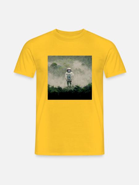 Lonely Voyager 043 - Männer T-Shirt - Gelb