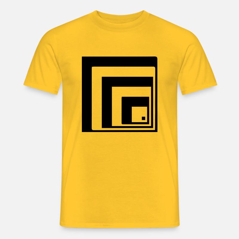 Pyramid or Pathway - Männer T-Shirt - Gelb