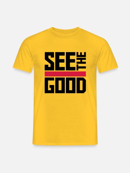see the good quote - Men's T-Shirt - yellow