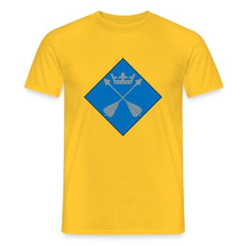 Dalécarlie - T-shirt homme - jaune - Devant - AI Model Male 178 dark (178cm)