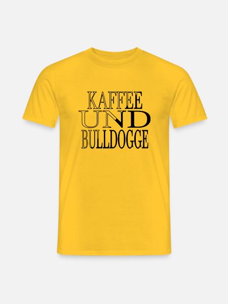 tier weihnachten kaffee tasse müdigkeit müde - Männer T-Shirt - Gelb