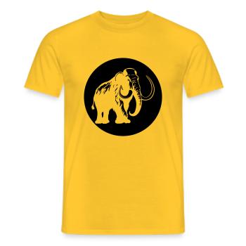 elephant - Männer T-Shirt - Gelb - Vorne - AI Model Male 178 dark (178cm)