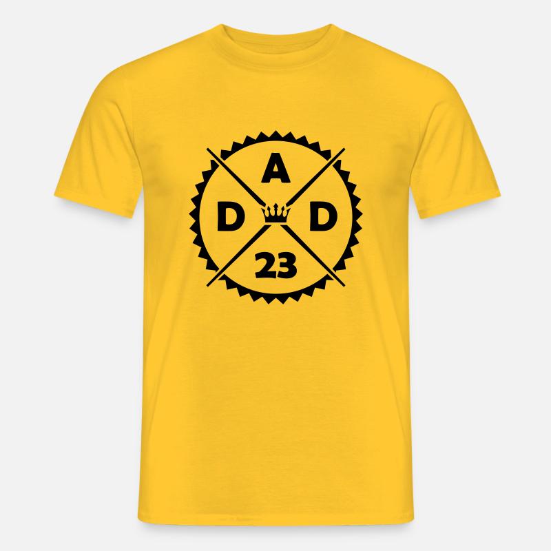 dad 23 - Männer T-Shirt - Gelb