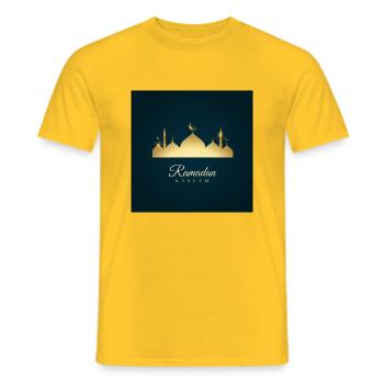 Ramadan kareem - Männer T-Shirt - Gelb - Vorne - AI Model Male 178 dark (178cm)