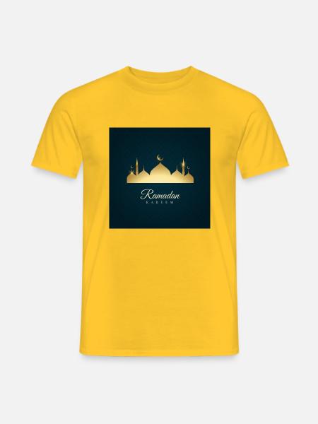 Ramadan kareem - Männer T-Shirt - Gelb