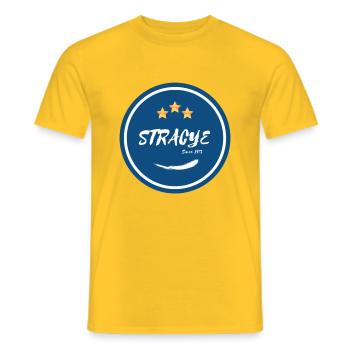 Logo original - T-shirt homme - jaune - Devant - AI Model Male 178 dark (178cm)