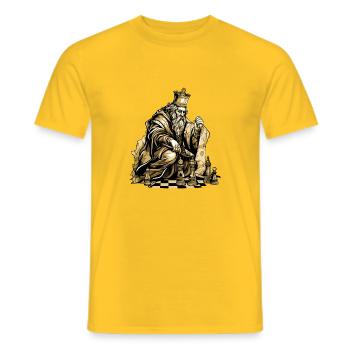 Henry the Good King - Men's T-Shirt - yellow - Front - AI Model Male 178 dark (178cm)