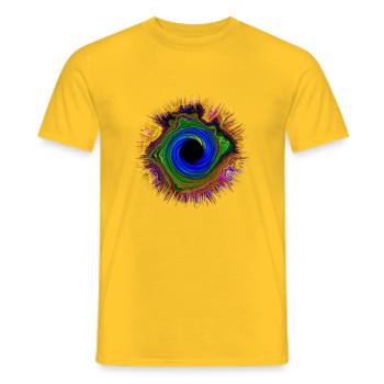 Mystisches Auge - Männer T-Shirt - Gelb - Vorne - AI Model Male 178 dark (178cm)