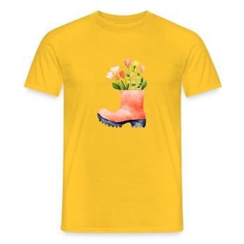 Garden Hobby Gardener Gardening Gardening Gardener - Men's T-Shirt - yellow - Front - AI Model Male 178 dark (178cm)