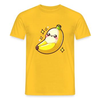 Baby-Banane - Männer T-Shirt - Gelb - Vorne - AI Model Male 178 dark (178cm)