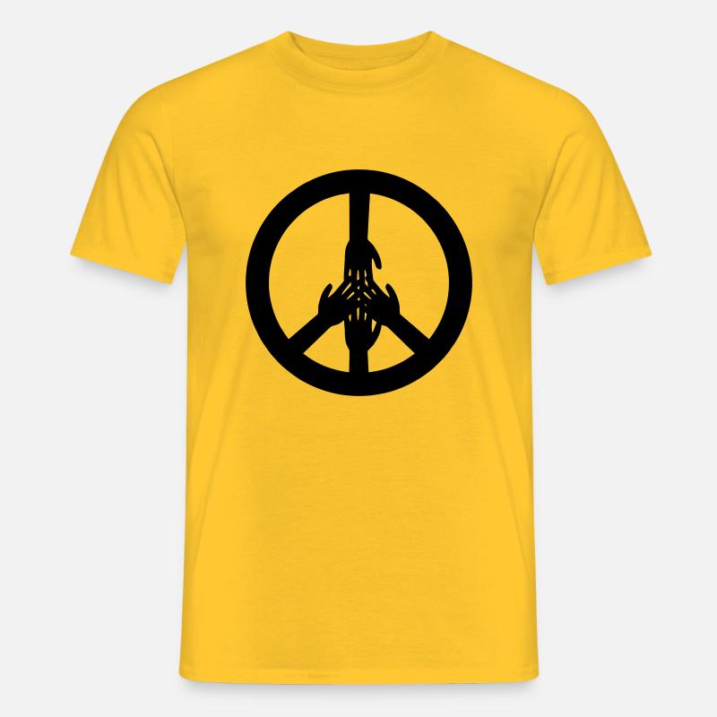 humanity - Männer T-Shirt - Gelb