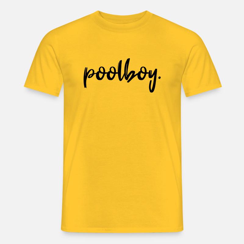 poolboy - Männer T-Shirt - Gelb