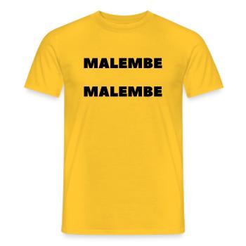 MALEMBE MALEMBE - T-shirt homme - jaune - Devant - AI Model Male 178 dark (178cm)
