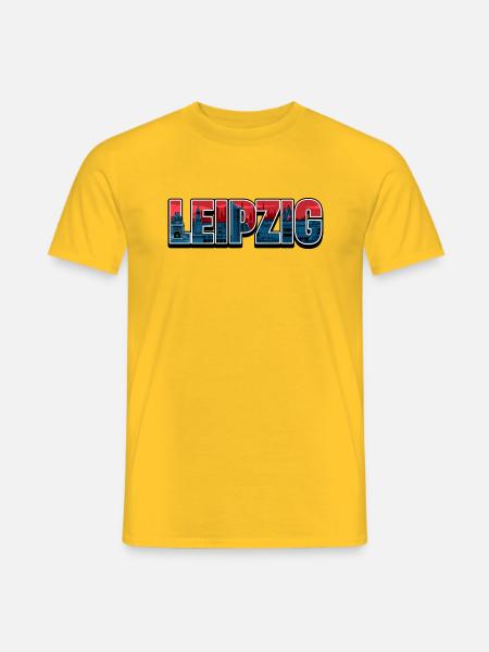 Leipzig - Männer T-Shirt - Gelb