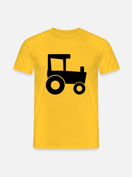 Tractor Tractor Agriculture - Men's T-Shirt - yellow
