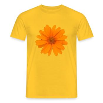 Ringelblume Heilung - Männer T-Shirt - Gelb - Vorne - AI Model Male 178 dark (178cm)