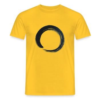 Enso - Men's T-Shirt - yellow - Front - AI Model Male 178 dark (178cm)