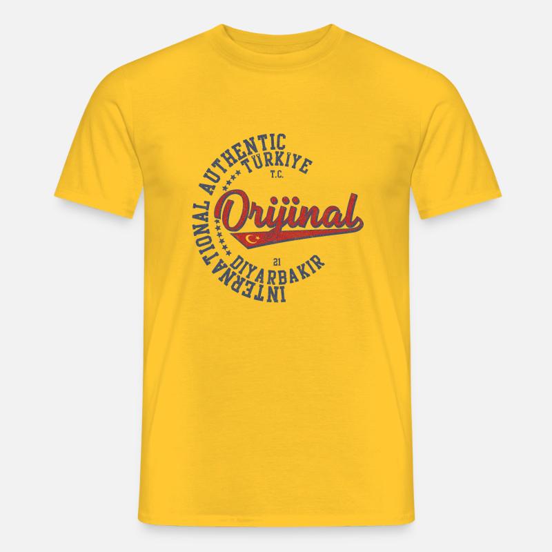 Diyarbakır - Männer T-Shirt - Gelb