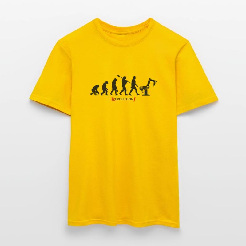 Robot Android Evolution Revolution T-shirt homme