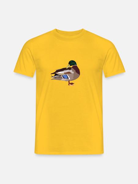 canard - T-shirt homme - jaune