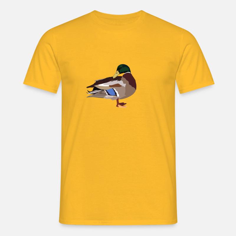 Ente - Männer T-Shirt - Gelb