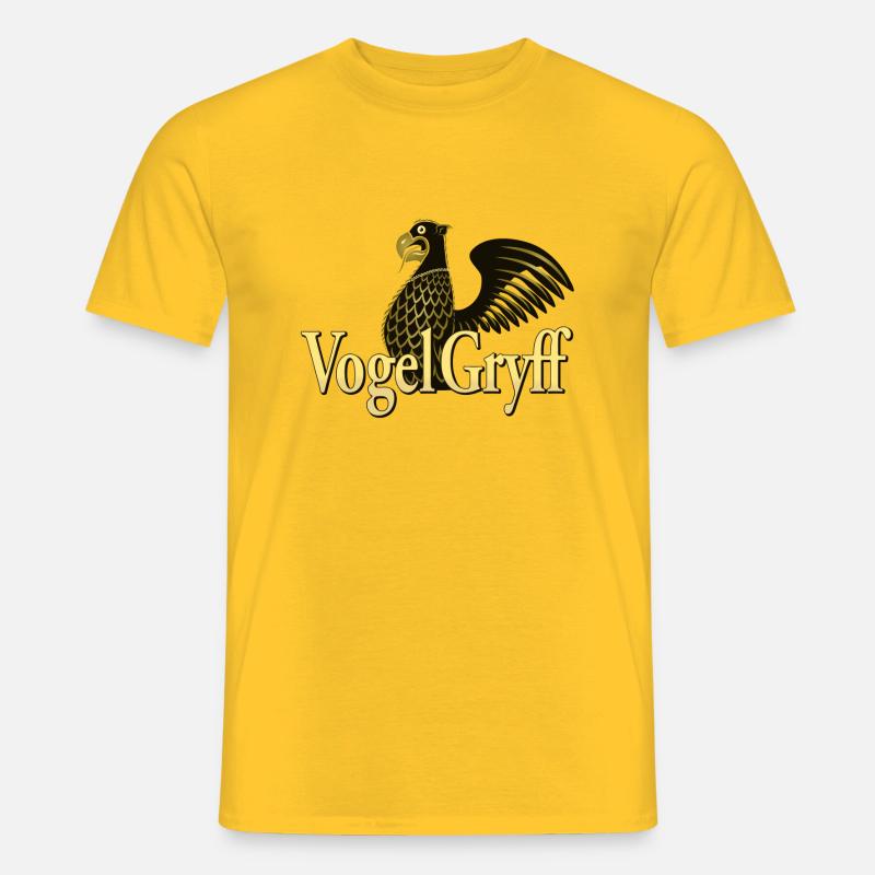 Vogel Gryff Basel - Männer T-Shirt - Gelb