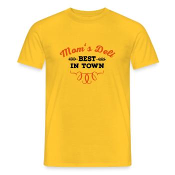 Kitchen - Men's T-Shirt - yellow - Front - AI Model Male 178 dark (178cm)