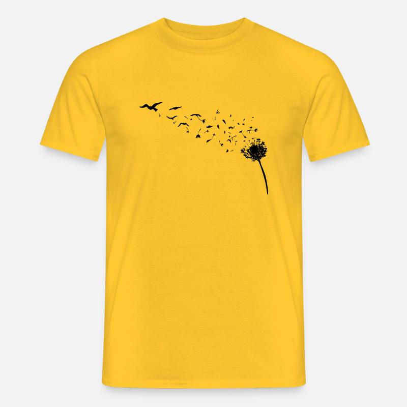 Wind - Männer T-Shirt - Gelb
