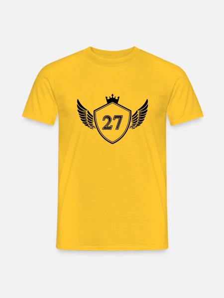 Coat of arms 27 - Men's T-Shirt - yellow