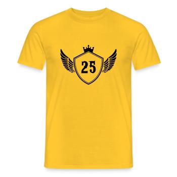 Armoiries 25 - T-shirt homme - jaune - Devant - AI Model Male 178 dark (178cm)