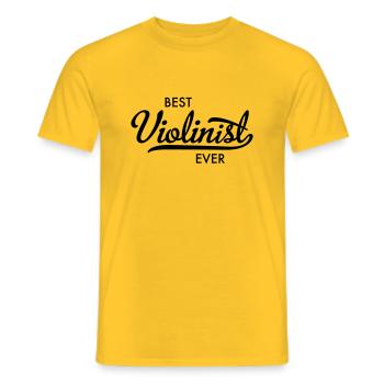 Geiger - Männer T-Shirt - Gelb - Vorne - AI Model Male 178 dark (178cm)