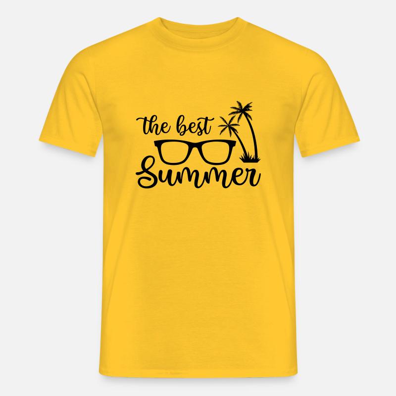 7 the best summer - Männer T-Shirt - Gelb