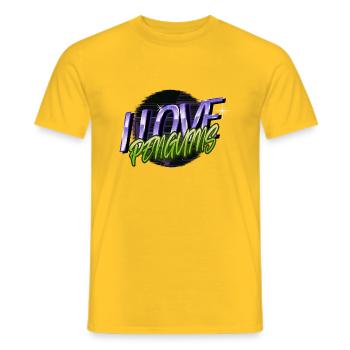 Dictons Clumpsy Dabbing cadeau manchot royal - T-shirt homme - jaune - Devant - AI Model Male 178 dark (178cm)