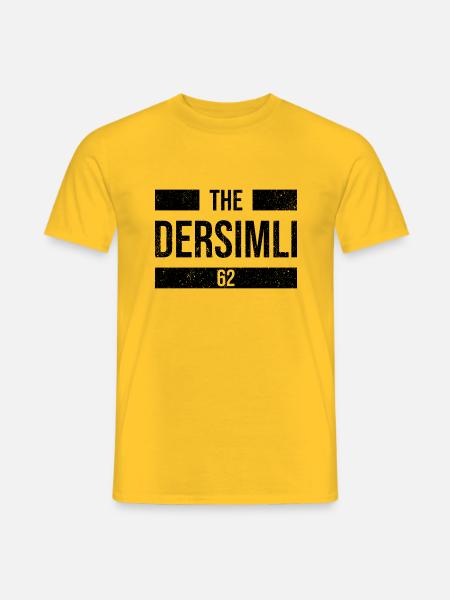 Dersim 62 Türkei Turkiye Geschenk Urlaub TR Türk - Männer T-Shirt - Gelb