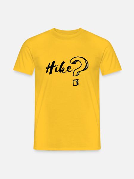 Hike - Männer T-Shirt - Gelb