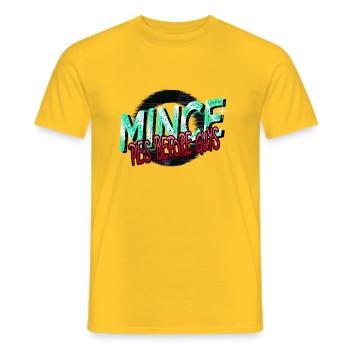 bodybuilding fairy tail funny gym under the tree - Men's T-Shirt - yellow - Front - AI Model Male 178 dark (178cm)