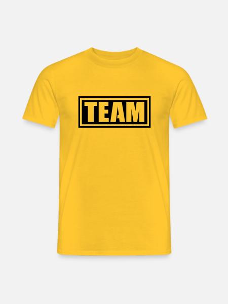 team - Men's T-Shirt - yellow