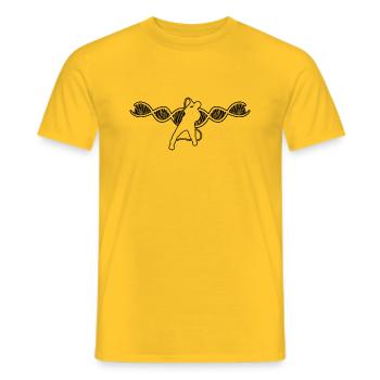 Singer Singing Musicians Band Singing Hobby Singer - Men's T-Shirt - yellow - Front - AI Model Male 178 dark (178cm)