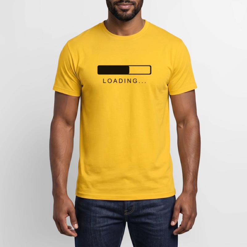 loading beams loading bar Computer Men's T-Shirt