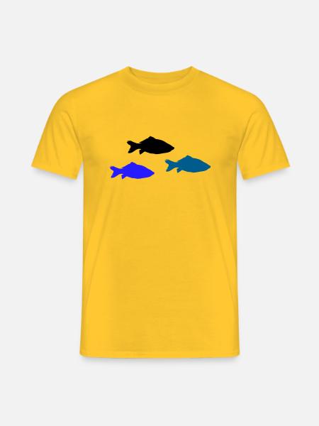 Pisces - Men's T-Shirt - yellow