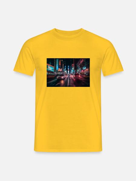 Stadt - Männer T-Shirt - Gelb