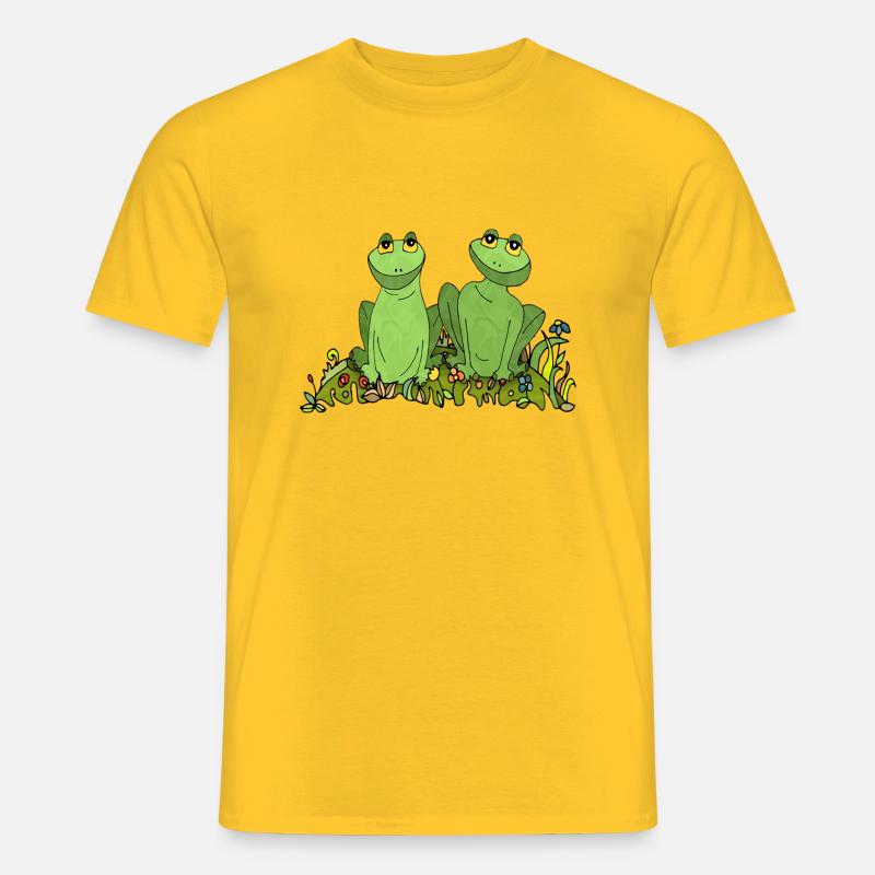 Frösche - Männer T-Shirt - Gelb