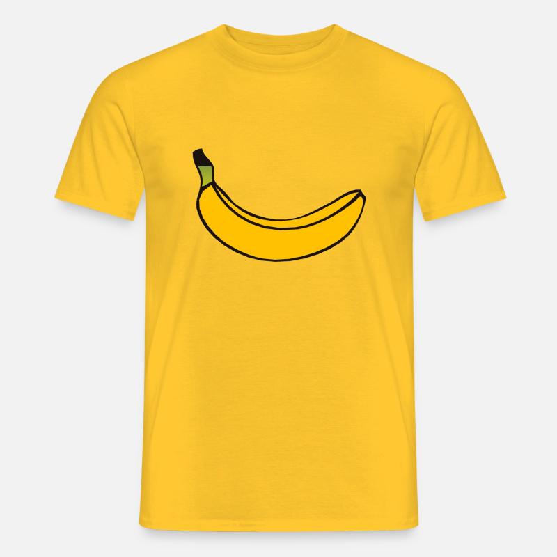 Banane 7 A - Männer T-Shirt - Gelb
