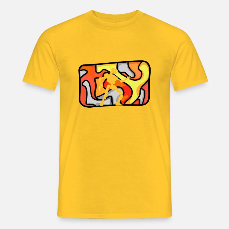 Robotik Informatik - Männer T-Shirt - Gelb